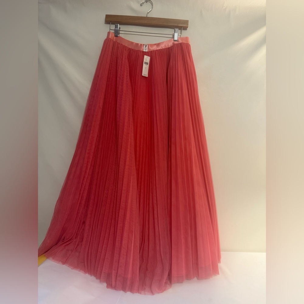 Anthropologie Hutch Pleated Tulle Midi Skirt - Picture 13 of 15